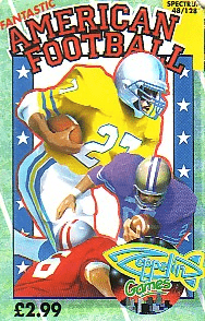 Fantastic American Football ZX Spectrum US box art